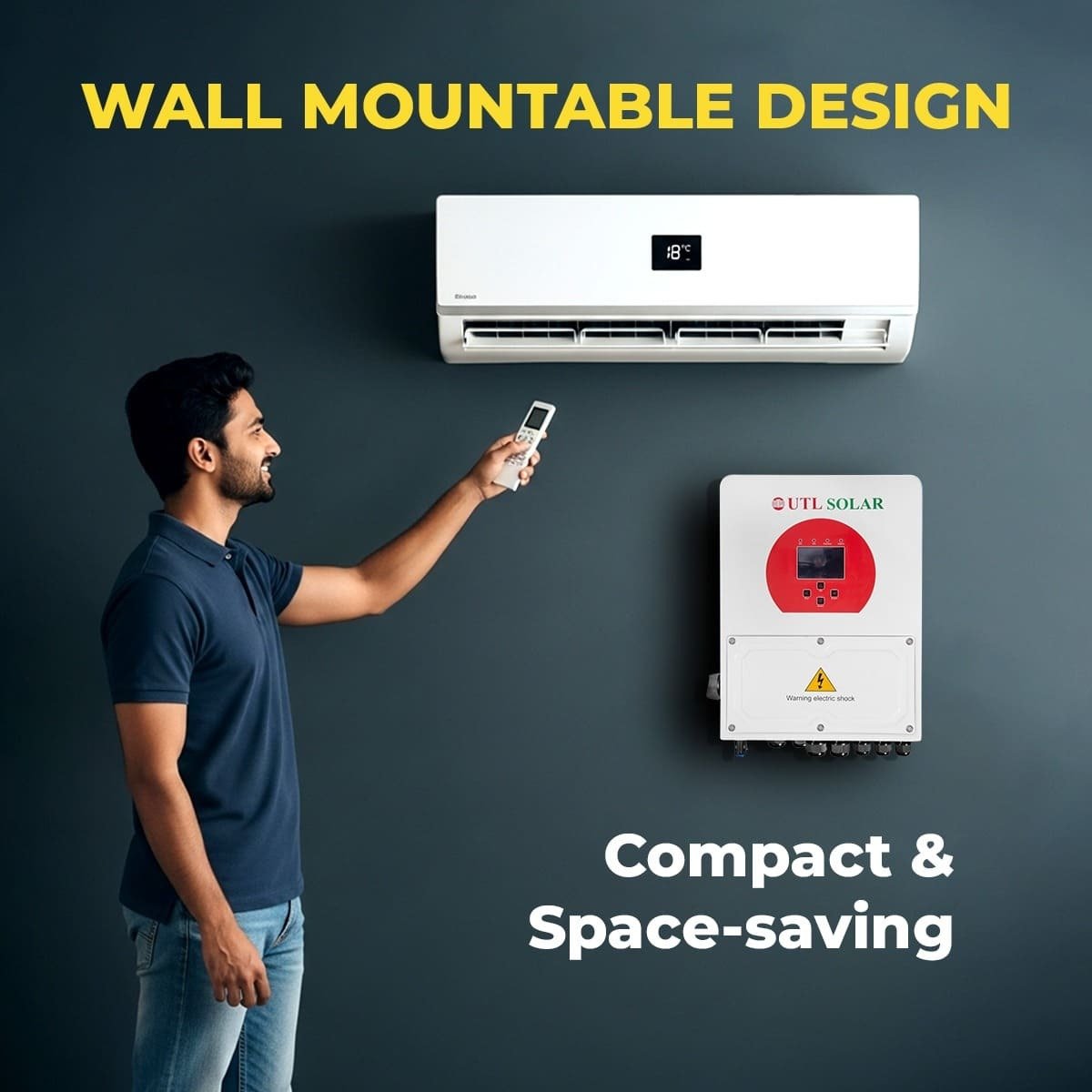 5 kVA High Frequency Single Phase Solar Hybrid Inverter | HYB-5-GXLS2